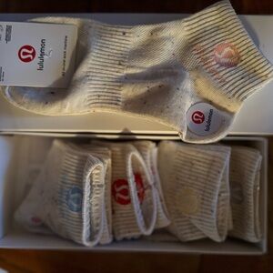 lululemon athletica Speckled White Socks